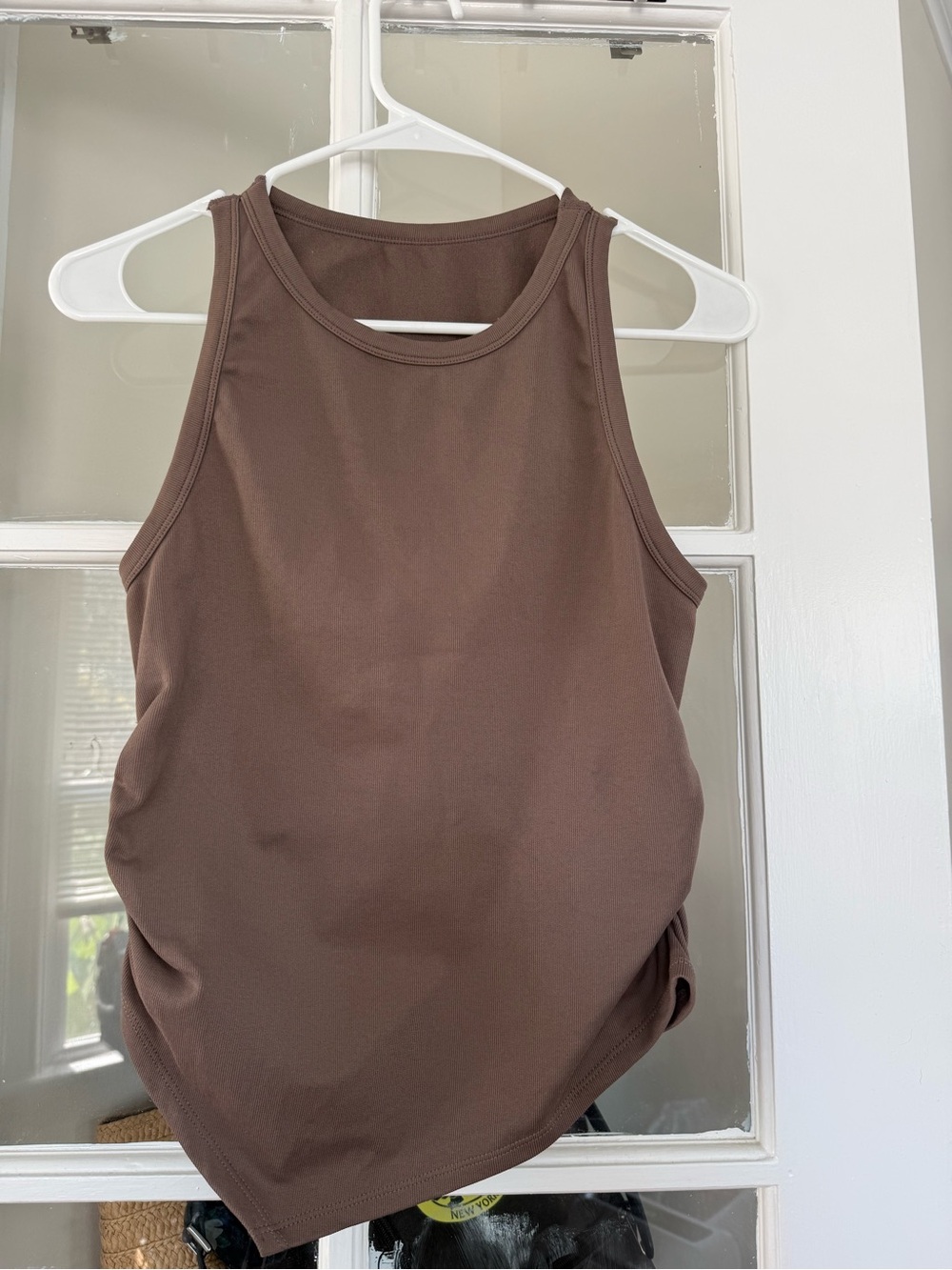 Everyday Scoop Neck Tank Top in Brown